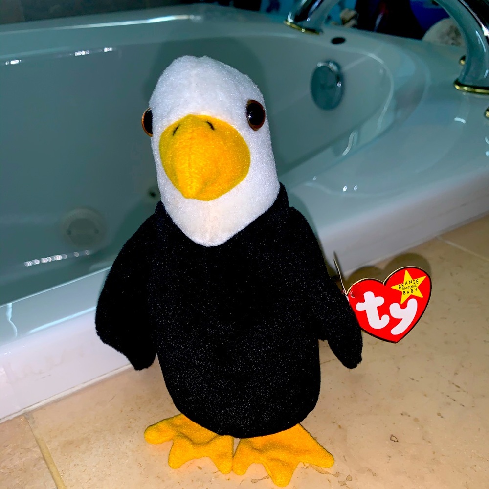 Ty Beanie Baby Original “Baldy” with Tag
